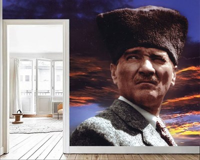 Kalpaklı Atatürk Duvar Kağıdı Modeli