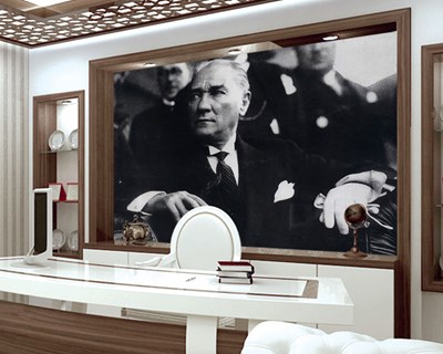 Smokinli Atatürk Tablo Duvar Kağıdı Modeli