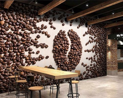 Kahve Çekirdekleri Duvar  Kağıdı Modeli