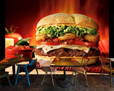 Burger Duvar Kağıdı Modeli