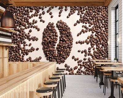 Kahve Çekirdekleri Duvar  Kağıdı Modeli