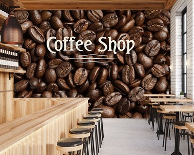 Coffee Shop Duvar Kağıdı Modeli