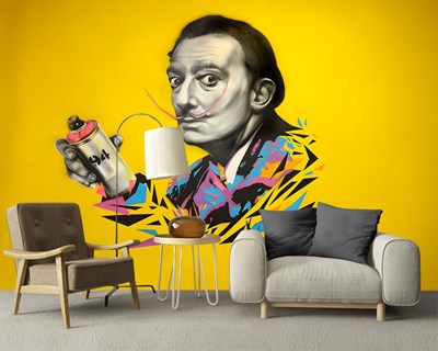 Ünlü Ressam Salvador Dali Duvar Kağıdı Modeli