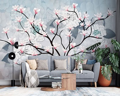 Sakura Ağaç Tablosu duvar Kağıdı Modeli