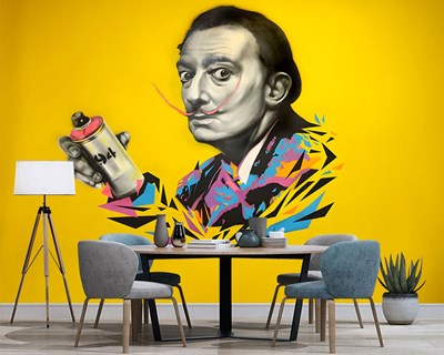 Ünlü Ressam Salvador Dali Duvar Kağıdı Modeli