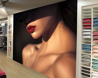 Kozmetik Mağazası Duvar Kağıdı Modeli