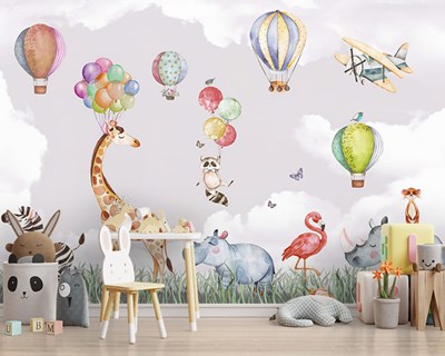 Sevimli Bebek Odası Duvar Kağıdı Modeli