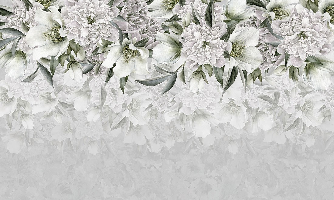 Düğün Çiçeği Resimli Duvar Kağıdı Modeli