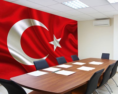 Türk Bayrağı Duvar Kağıdı Modeli