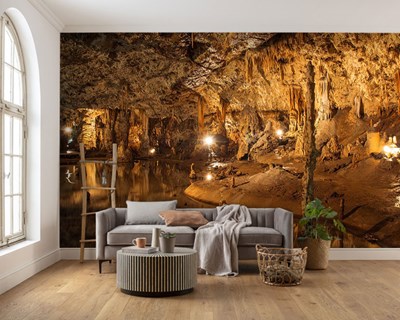 Punkva Mağaraları' ndaki Sarkıtlar Duvar Kağıdı Modeli