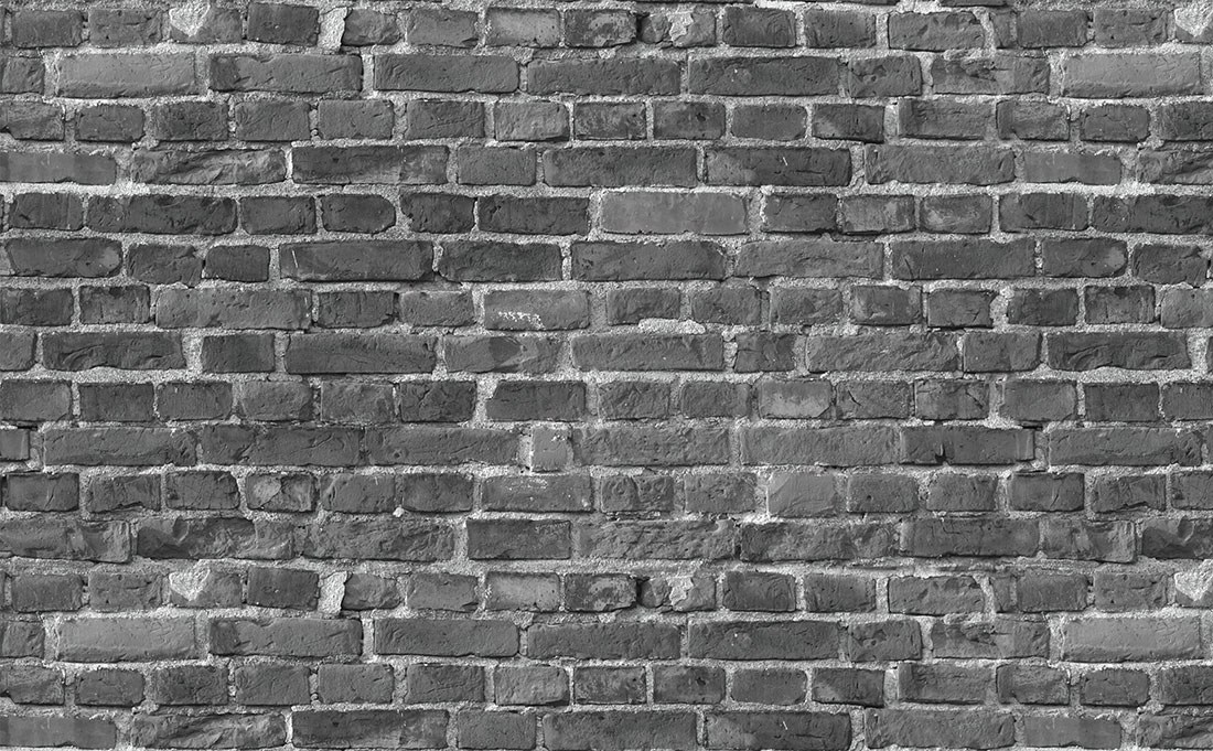 Gri Renk Tuğla Duvar Kağıdı Modeli