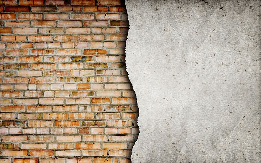 Tuğla ve Beton Desen Duvar Kağıdı Modeli