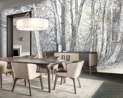 Kış Ormanı Tablo Duvar Kağıdı Modeli