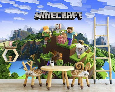 Minecraft Duvar Posteri Modeli