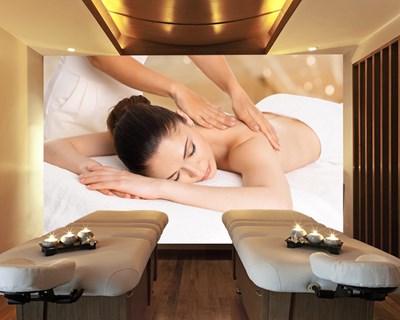 Bayan Masaj Salonu Duvar Kağıdı Modeli