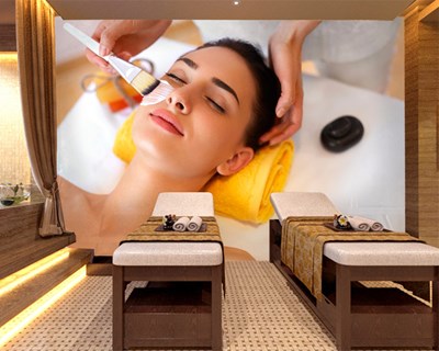 Cilt Bakımı Temalı Spa Salonu duvar Posteri Modeli