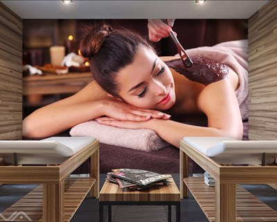 ÖZel MAsaj Salonu Duvar Kağıdı Modeli