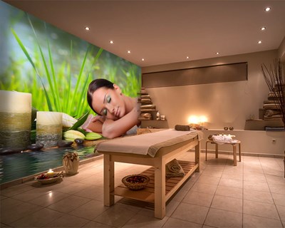 Spa Merkezi 3D Duvar Kağıdı Görsel Modeli